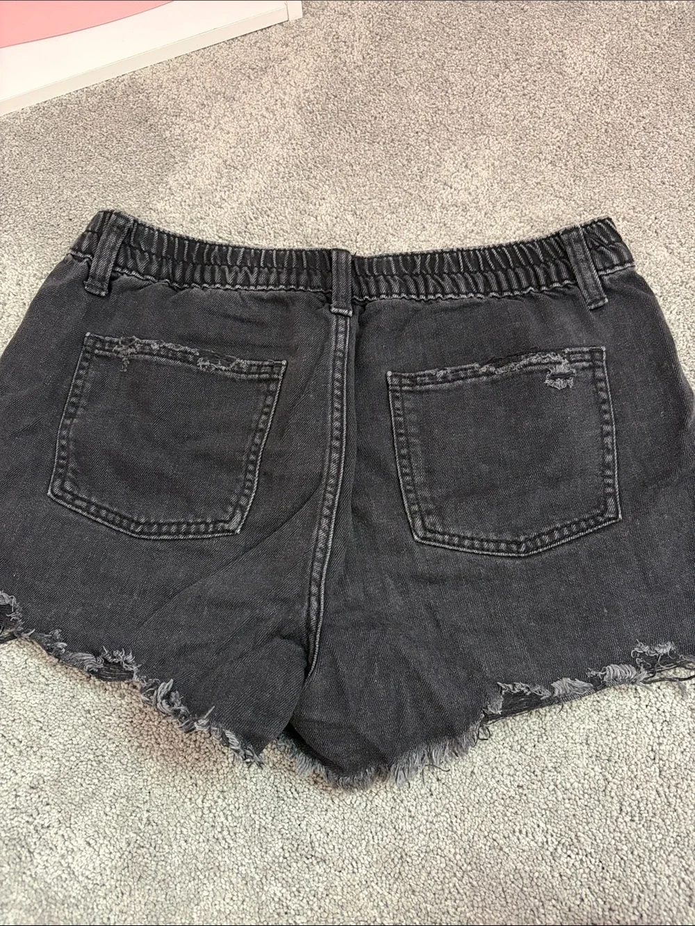 aerie black elastic